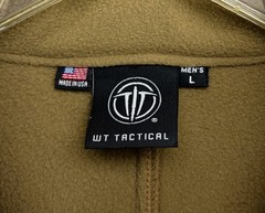 Wild Things WT Tactical Soft Shell Jacket Mens L Coyote Brown USA 60007
