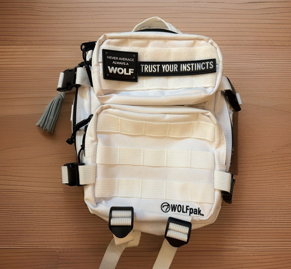 WOLFPAK 9L BACKPACK MINI POLAR WHITE NWOT