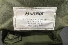 GENUINE US MILITARY HARRIS RADIO SET CARRIERS. ARMY GREEN , NEW & HIGH QUALITY !