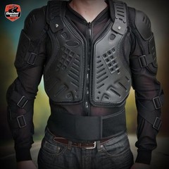 Full Protection Body Armor for Bike Rider- Black