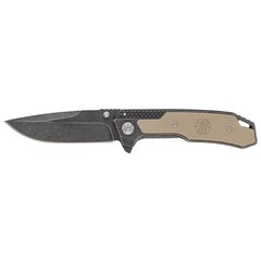 & Sw609 8.3In High Carbon S.S. Folding Knife 3.6In Drop Point