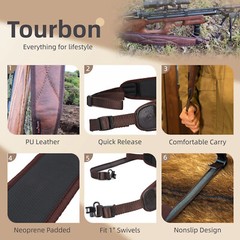 Tourbon Shooting Rifle Sling Shotgun Strap Soft Padded Antislip Gun Carrying USA