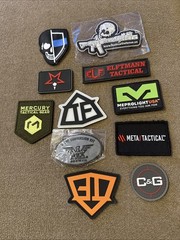 Lot Of 11 Shot Show Las Vegas 2022-2025 Patches Swag – Meta, Mercury ++ (#39)