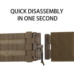 Molle Vest Quick Release Buckle Set, Quick Disconnect Cummerbund Adapters for…