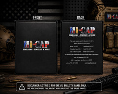 HI-CAP FIREARMS 10”x12” LEVEL IIIA SOFT BALLISTIC PLATE RECTANGLE UHMWPE 2026