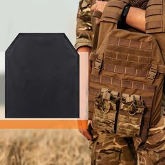 10×12″ Tactical Body Armor Plates Bullet Proof Light Weight Level IIIA Curved
