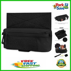 Adjustable Tactical Mini Drop Pouch for Gear Organization – Pistol & Tools Ready