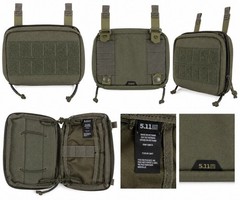 5.11 Tactical Flex Admin Pouch Ranger Green MOLLE Utility Organizer EDC