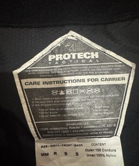 Safariland Protech Ballistic Tactical Vest – Navy Blue – Soft And Hard Armor