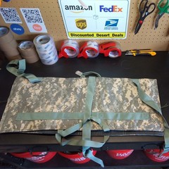 GENUINE US MILITARY BULLDOG ACCESSORY BAG. ACU CAMOUFLAGE DURABLE & WELL MADE !