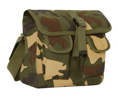 Rothco Canvas Ammo Shoulder Bag | Woodland Camo | 2276