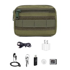 Mini Tactical Molle EDC Organizer – Small Admin Pouch Multiple Pouches Waist Bag