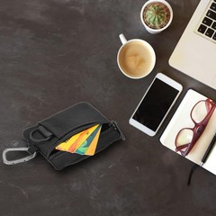 Mini Size EDC Utility Pouch Bags, Molle Pouch with Carabiner, EDC Pocket Orga…