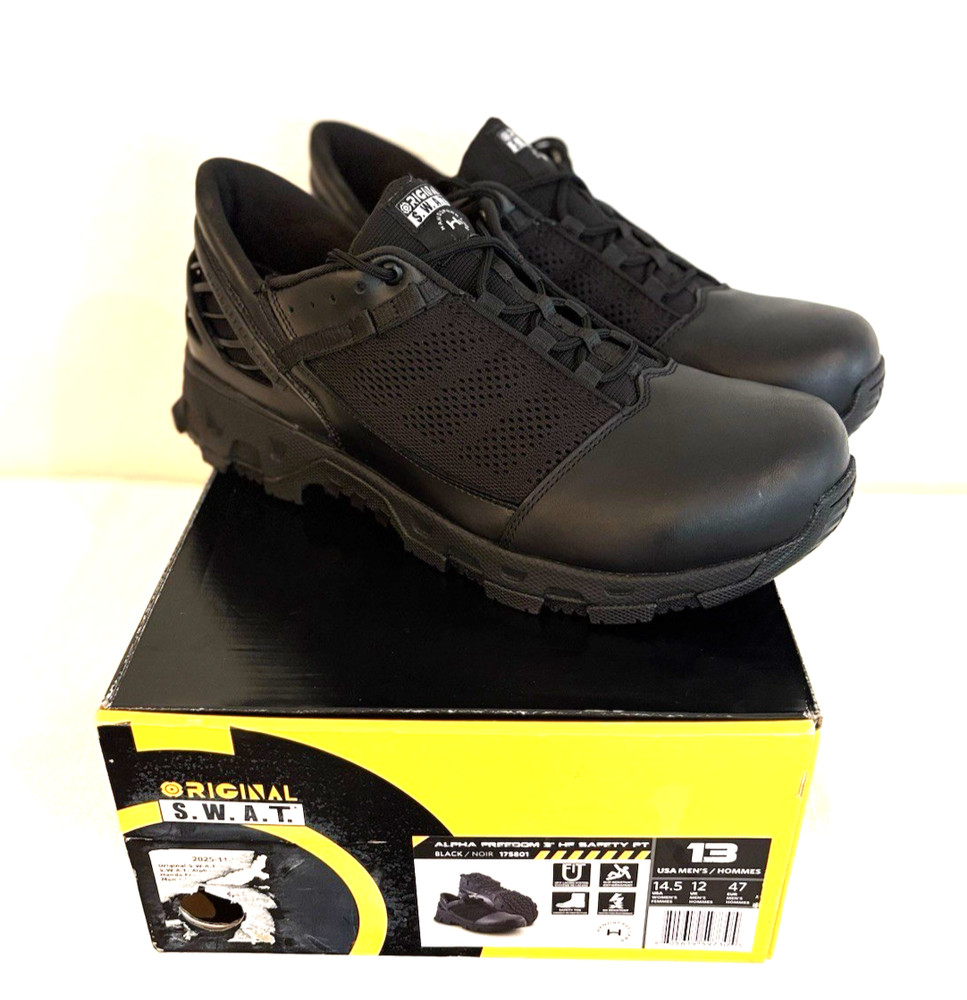 Original S.W.A.T. 175701 Men’s Alpha Freedom 3″ Hands Free PT SWAT Boots Size 13