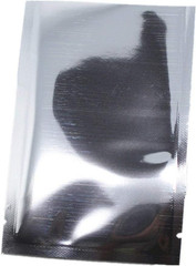 500 Pack 3.9X5.9 Inch (Inside Size 3.5X5.5 Inch) Silver Foil Pouch Heat Seal Bul