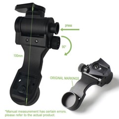 Metal L4G24 NVG Mount with J-Arm / RQE Dual Bridge Night Vision Mount For Helmet