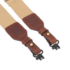 Rifle/Shotgun Sling Strap & Gun 1″ Mounted Swivels Clip Set Shooting USA