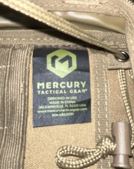 Mercury Tactical Gear MOLLE Utility Pouch,Coyote Brown,7”x5”x2”,Great Used Cond
