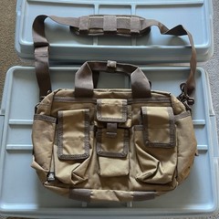 LAPG Bail Out Bag Tactical Brown LA Police Gear with Shoulder Strap -USA Seller