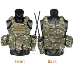 KRYDEX LBT-6094A Plate Carrier Tactical Body Armor Combat Vest Gear w/ Mag Pouch
