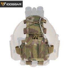 IDOGEAR Tactical Pouch MK2 Battery Case for Helmet Nylon Military Wargame Army