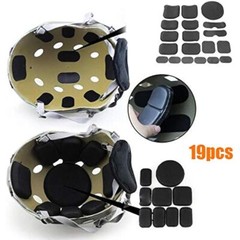 Helmet Pads Equestrian Helmet Inserts Helmet Replacement Pads 19pcs Helmet Pads