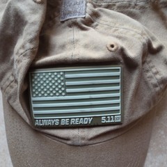 Tac Shield PROVEN Tan Ball Cap One Size Solid w/ 5.11 Always Be Ready Patch