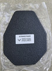 Armored Republic AR500 Body Armor Strike Plate ALSC Level III+ & Trauma Pad New
