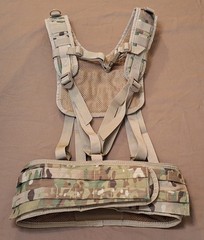 Multicam Molle Battle Belt Cover with H-Harness – Condor 215 & 241 – Size: Large