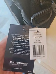 Propper Bail Out Bag Black One Size New w/ Tags Ammo Range
