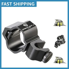 Lightweight and Durable Helmet Mount for Firefighting and Tactical Flashlights