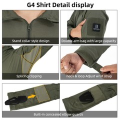 IDOGEAR G4 Combat Uniform Shirt & Pants Tactical BDU w/ pads Hunting Military