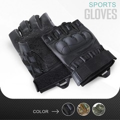 Fingerless Tactical Gloves Outdoor Motorcycle Cycling Half Finger Airsoft Gloves