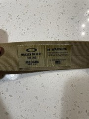 Oakley SI Belt Raptor Coyote Tactical Medium 32-36W USA W/ Eggroll Mag Holder