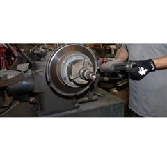 Mechanics Work Gloves Handyman Synthetic Leather Grip Washable, Hyperfit Black