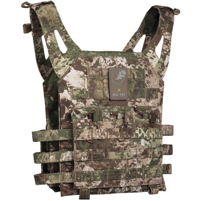 Mil-Tec Gen II Plate Carrier Vest 600D Polyester MOLLE Emergency Drag Handle