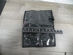 Digital Camo Roll-Up Organizer Pouch Clear Pockets Tactical Utility Tool Gear