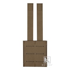 KRYDEX Tactical Double Stack 9mm Pistol Magazine Pouch Belt MOLLE Mounted Coyote