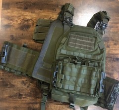 Tactical Vest Plate carrier Fits 11×14 And 10×12 Armor Plates
