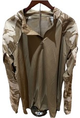 Tactical Combat Shirt L Desert Camo Military Style Long Sleeve Pockets