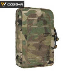 IDOGEAR Tactical Pouch MOLLE Vertical Utility Pouch Laser Cutting Military Gear