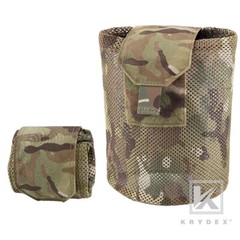 KRYDEX Tactical Mesh Drop Pouch Mag Recycling Large Capacity MOLLE / BELT Camo
