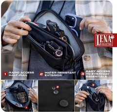 Tactical Fanny Pack 2.0 | CCW Ready, 100% Nylon, Rapid Access, Water Resistan…