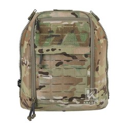 KRYDEX Tactical Zip-on Back Panel for Scarab Carrier Helmet Hydration Backpack