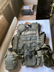 Galls Tactical Vest with Belt, Canteen, and Other Accessories, Great Condition
