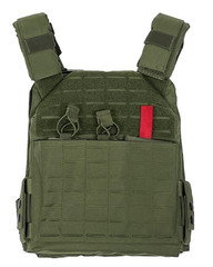 VISM Laser Cut Plate Carrier Vest w/ Kangaroo Pouch 10×12 MED-XL Tactical ODG