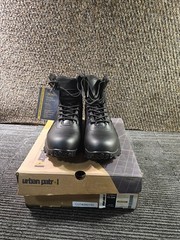 Urban Patrol Tactical Duty Boot 6 Inch Black Men’s Size 10.5MUS 10UK 6NP-TDB-6