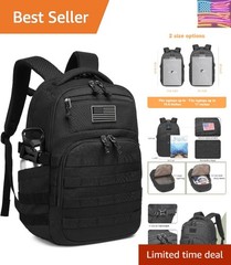 Military Backpack Black Men Tactical