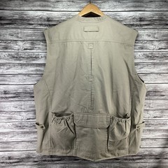5.11 Tactical Vest Mens 2XL Beige Series 80001 Hunting Cargo Pockets Utility
