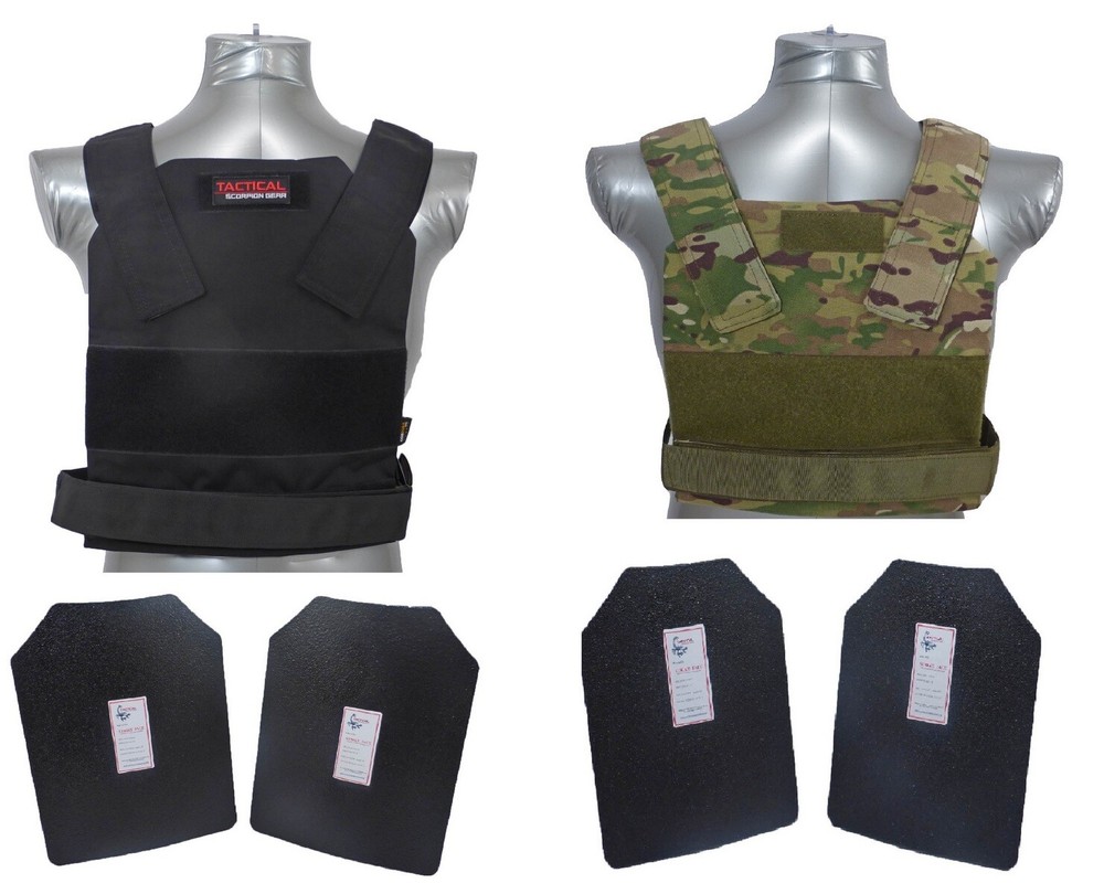 Tactical Scorpion Level III+ / AR500 Body Armor Bobcat 11×14 Concealed Vest